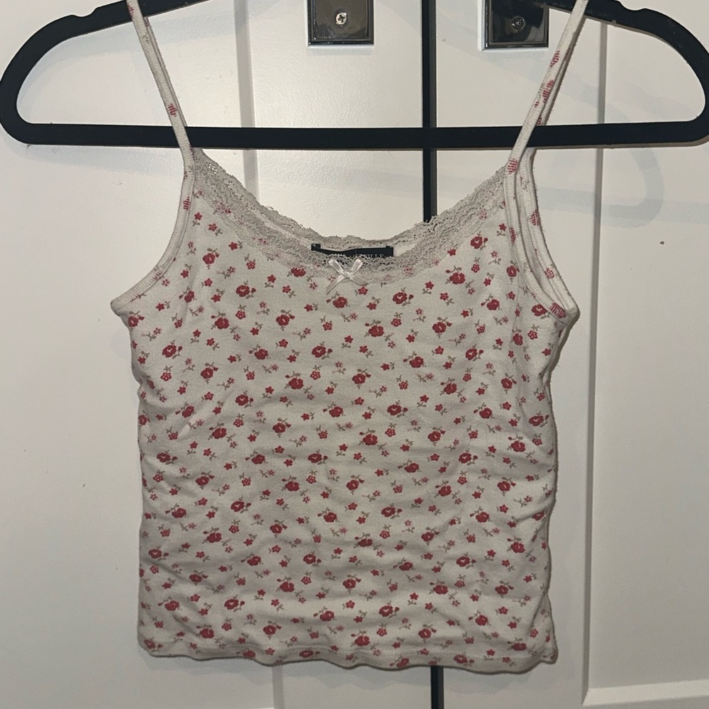 Brandy Melville Pink Floral Cami